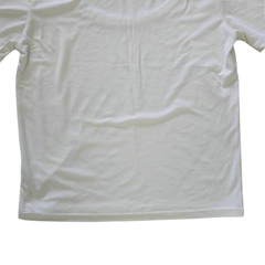 Brit & Bri White Scoop Neck Tee Size M Stretch Basic Top