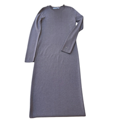 Gray dress on a white background