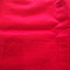 ESCADA Red Pencil Skirt Cotton Panelled AU 10 Designer Workwear