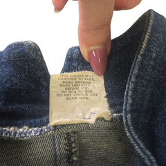 Vintage Scarpa Denim Dress AU 12 90s Y2K Zip Front Bodycon