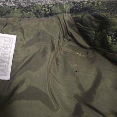Thomaiy 1990s Olive Brocade Fitted Jacket – Made in Australia - AU12