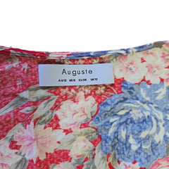 Auguste Red Floral Long Sleeve Mini Dress – Romantic Boho | AU 12