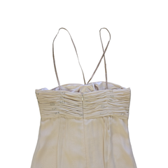 Third Millennium Silk Zari Draped Dress – Beige | NWT | AU 6