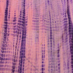 Lisa Ho Pink & Purple Silk-Blend Kaftan Dress – AU 6 (Resort Luxe Statement)