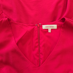 Diana Ferrari Red Midi Dress – Structured Fit & Flare (AU 10)