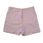 Glassons Red & White Striped Tailored Shorts β Coastal Chic Essential (AU 12)