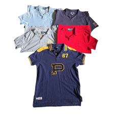 Ralph Lauren Polo Shirt Bundle Size L 5 Pack Mens Casual Work Shirts
