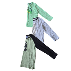 Peter Alexander, Kids Long Sleeve Bundle, Size 6, 3 Tops Sleepwear Winter