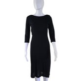 Moschino Cheap & Chic Black Cut-Out Back Midi Dress β AU 10