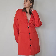 Mossman Orange Call My Name Blazer Dress