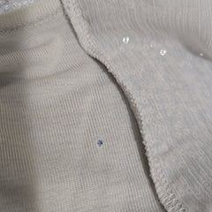 Armani Exchange Vintage Silver Sequin Sleeveless Vest – Size S