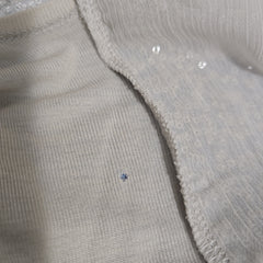 Armani Exchange Vintage Beige and Grey Sequined Vest