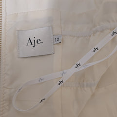 Aje Ivory Osa Braided Mini Dress