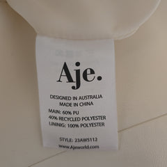 Aje Ivory Osa Braided Mini Dress
