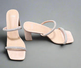 Novo Udella Luxe Nude Block Heels