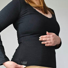 Emporio Armani Underwear Black Long-Sleeved Top