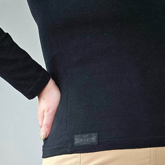 Emporio Armani Underwear Black Long-Sleeved Top