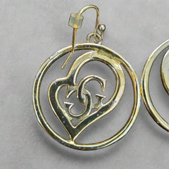 GUESS Silver Diamonte Hoop Earrings