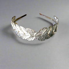 Unsigned Silver Leaf Headband