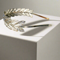 Unsigned Silver Leaf Headband