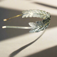Unsigned Silver Leaf Headband