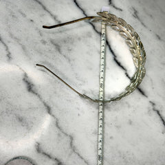 Unsigned Silver Leaf Headband