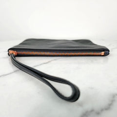 Mimco Black and Rose Gold Clutch Pouch