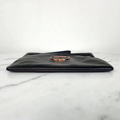 Mimco Black and Rose Gold Clutch Pouch