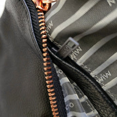 Mimco Black and Rose Gold Clutch Pouch