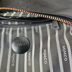 Mimco Black and Rose Gold Clutch Pouch