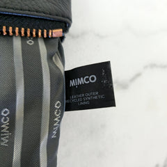Mimco Black and Rose Gold Clutch Pouch