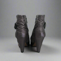 Diana Ferrari Signature Collect Gun Metal Grey Boots