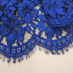 Annah Stretton Floral Lace Navy Dress