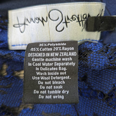 Annah Stretton Floral Lace Navy Dress
