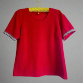 Tukky Red Boho Style Shirt