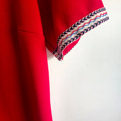 Tukky Red Boho Style Shirt