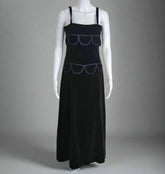Jacqueline Lechat Vintage 70's Velvet Maxi Dress