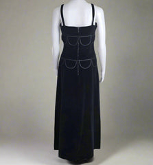 Jacqueline Lechat Vintage 70's Velvet Maxi Dress
