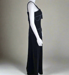 Jacqueline Lechat Vintage 70's Velvet Maxi Dress