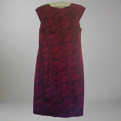 Diana Ferrari Exclusive Print Purple and Black Dress
