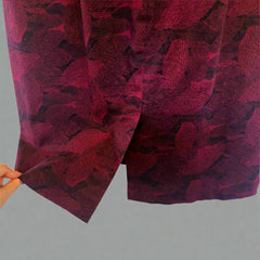 Diana Ferrari Exclusive Print Purple and Black Dress