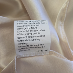Third Millennium Silk Zari Draped Dress – Beige | NWT | AU 6