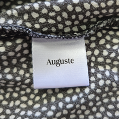 Auguste Charcoal Polka Dot Halter Mini Dress – Effortless Boho | AU 10
