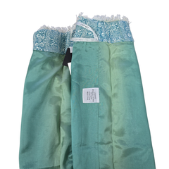 NWT Lisa Ho Teal Textured Pencil Skirt – Fringe Hem (AU 8)
