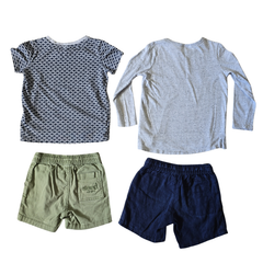 SEED Kids Clothing Bundle Size 4 & 5 – 4 Pieces Tees & Shorts