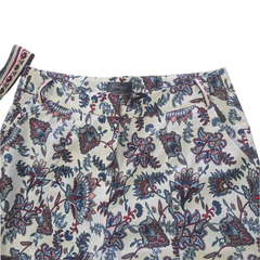 Gracia Printed Wide-Leg Pants – High Waist Statement Boho Trousers – Size L