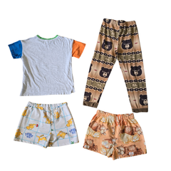 Peter Alexander Kids Bundle Size 5 | 4 Piece Sleepwear Set | Dr Seuss Print