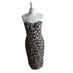 Christian Dior 2 Midi Dress With Sweetheart Neckline - Size: IT 42