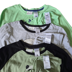 Peter Alexander, Kids Long Sleeve Bundle, Size 6, 3 Tops Sleepwear Winter