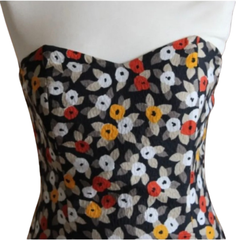 Christian Dior 2 Midi Dress With Sweetheart Neckline - Size: IT 42